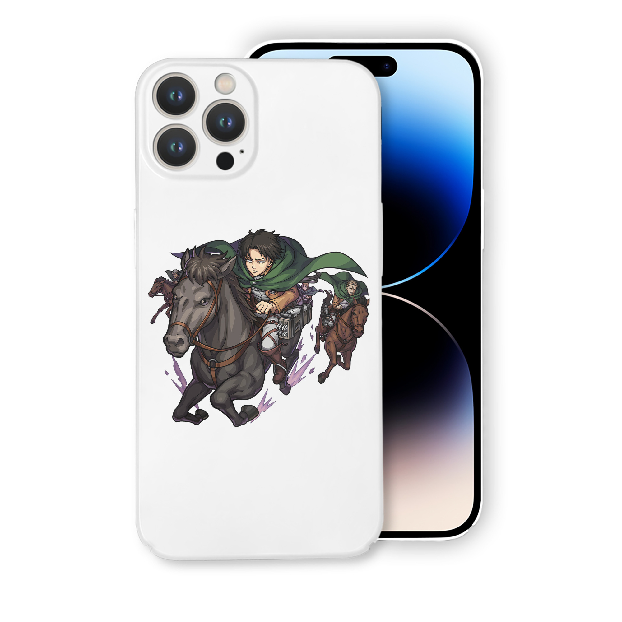 （画像用） 進撃の巨人 リヴァイ·アッカーマン Attack on Titan Levi Ackerman 【iPhone 14シリーズ対応】ハードケース